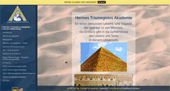 Desktop Screenshot of hermes-trismegistos.com