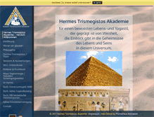 Tablet Screenshot of hermes-trismegistos.com